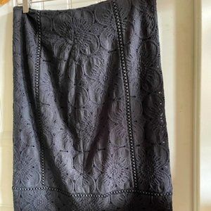 Banana Republic Black Lace Skirt